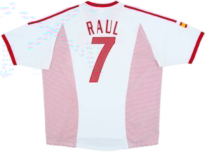 2002-04 Spain Away Shirt Raul #7 - 6/10 - (XXL)