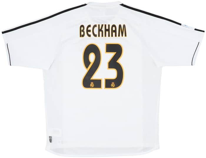 2003-04 Real Madrid Home Shirt Beckham #23 - 10/10 - (L)
