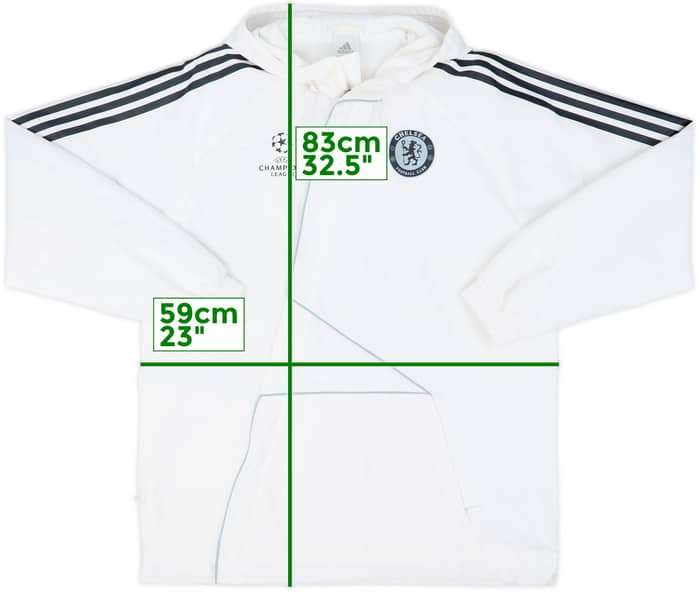 2009-10 Chelsea adidas CL Hooded Rain Jacket - 8/10 - (M)