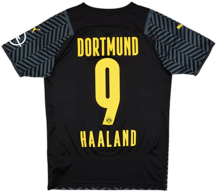 2021-22 Borussia Dortmund Away Shirt Haaland #9 - 8/10 - (S)