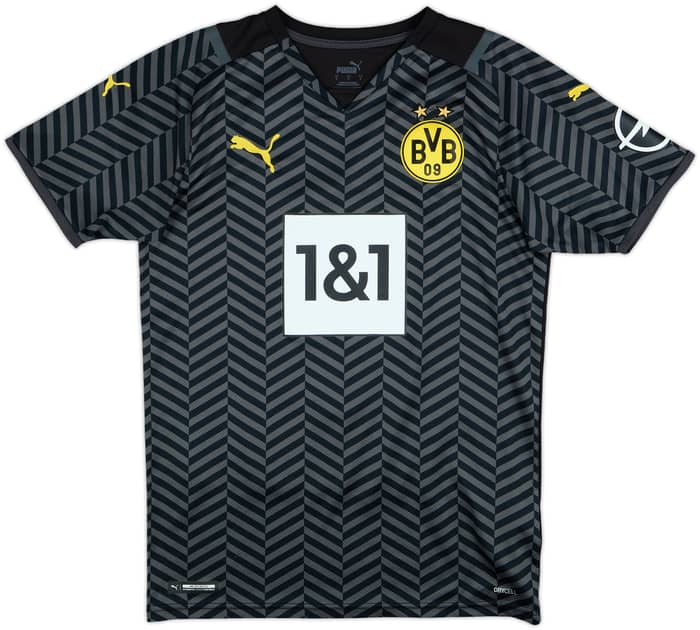 2021-22 Borussia Dortmund Away Shirt Haaland #9 - 8/10 - (S)