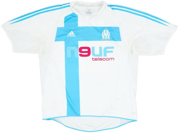 2004-05 Olympique Marseille Home Shirt Nasri #22 - 5/10 - (XL)