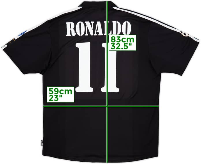 2002-03 Real Madrid Centenary Away Shirt Ronaldo #11 - 8/10 - (XL)