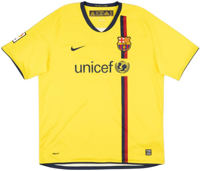 2008-10 Barcelona Away Shirt Ibrahimovic #9 - 9/10 - (XL)