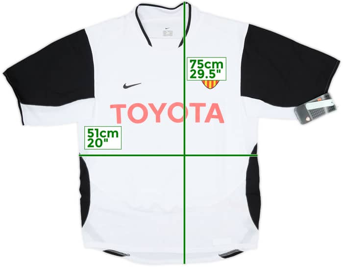 2003-04 Valencia Home Shirt (M)