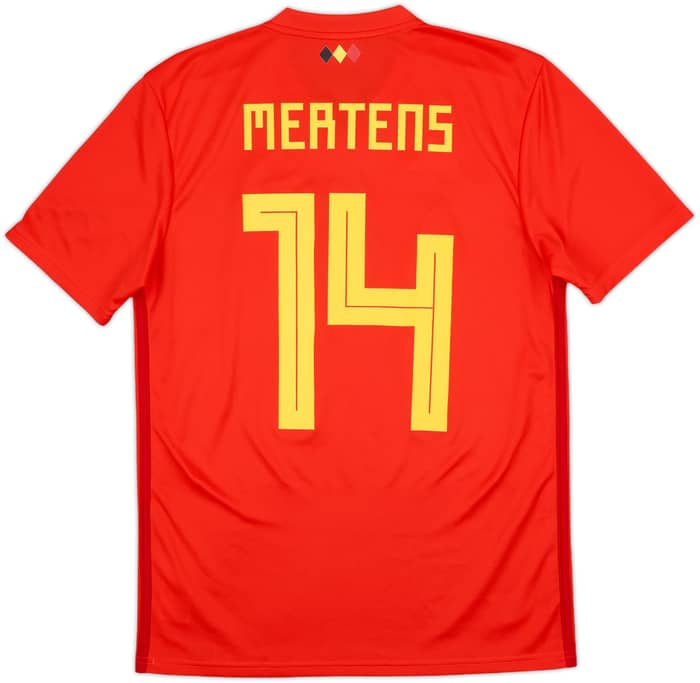 2018-19 Belgium Home Shirt Mertens #14 - 10/10 - (S)