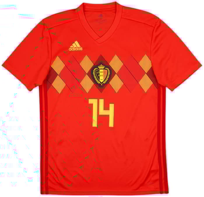 2018-19 Belgium Home Shirt Mertens #14 - 10/10 - (S)