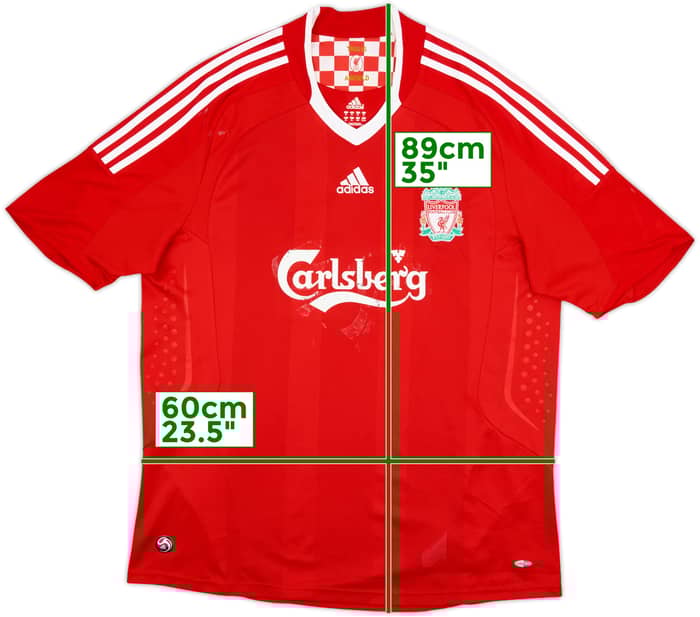 2008-10 Liverpool Home Shirt - 5/10 - (XL)