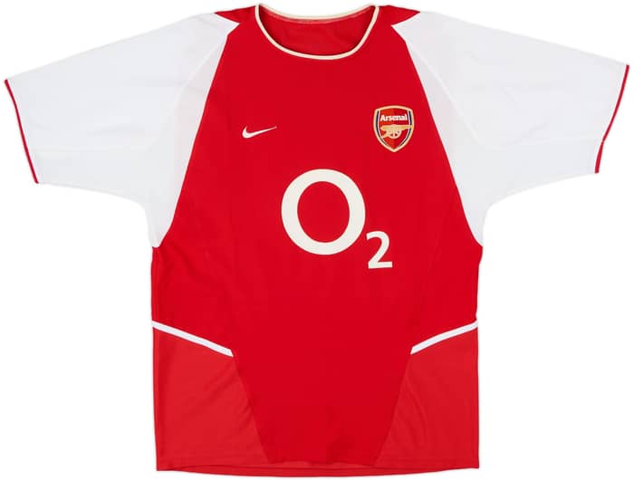 2002-04 Arsenal Home Shirt Bergkamp #10 - 8/10 - (XL)