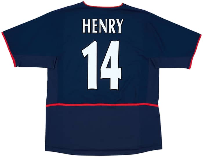 2002-04 Arsenal Away Shirt Henry #14 - 8/10 - (L)