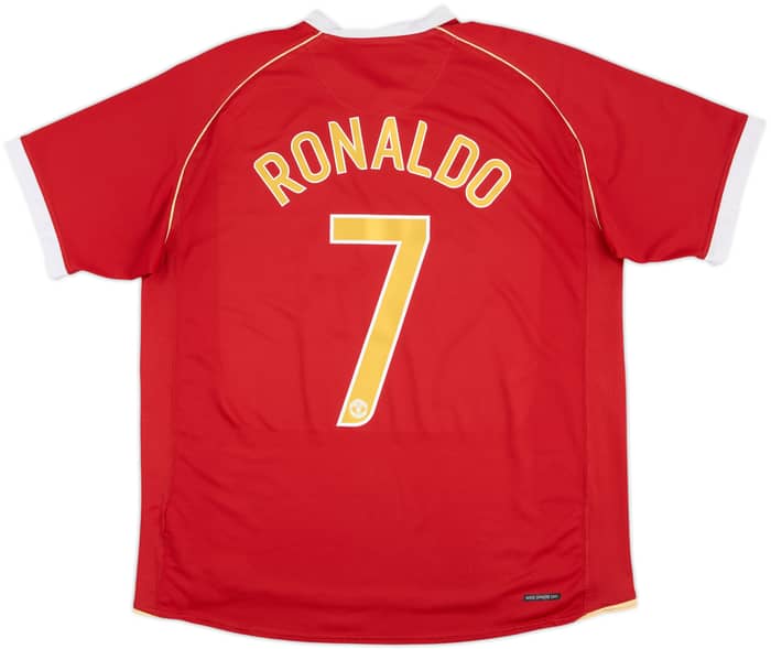 2006-07 Manchester United Home Shirt Ronaldo #7 - 5/10 - (XL)