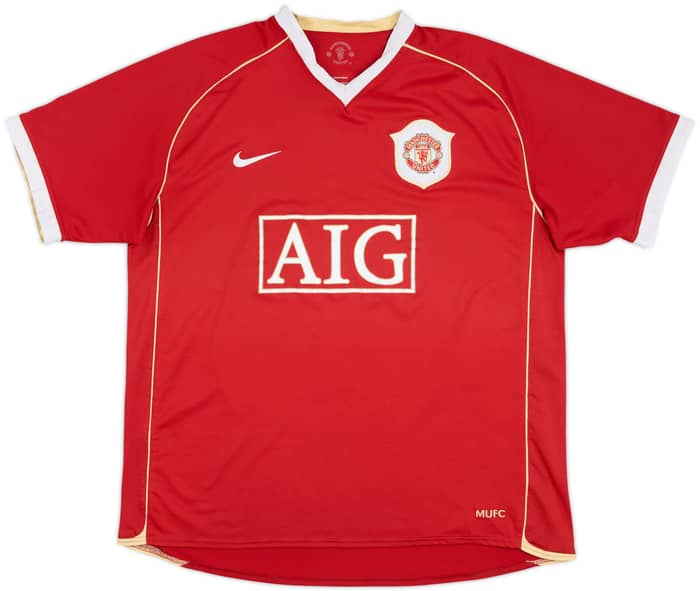 2006-07 Manchester United Home Shirt Ronaldo #7 - 5/10 - (XL)