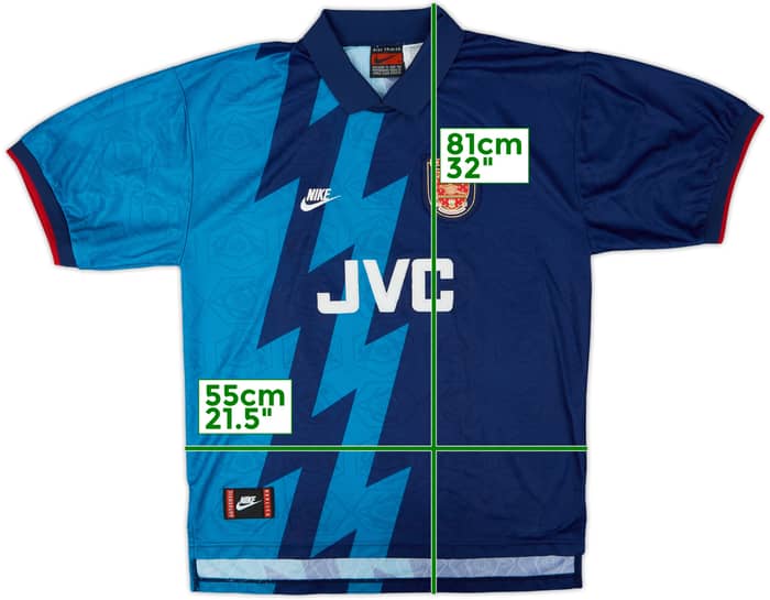 1995-96 Arsenal Away Shirt - 5/10 - (XL)