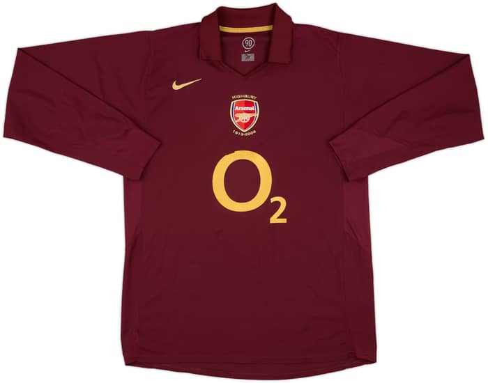 2005-06 Arsenal Home L/S Shirt Henry #14 - 7/10 - (L)