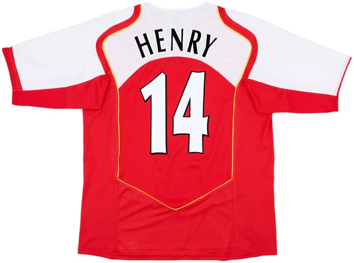 2004-05 Arsenal Home Shirt Henry #14 - 8/10 - (XL)
