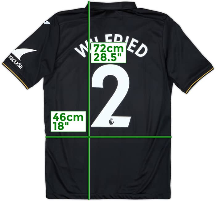 2017-18 Swansea Third Shirt Wilfried #2 - 8/10 - (S)