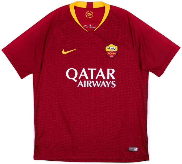 2018-19 Roma Home Shirt Dzeko #9 - 9/10 - (L)