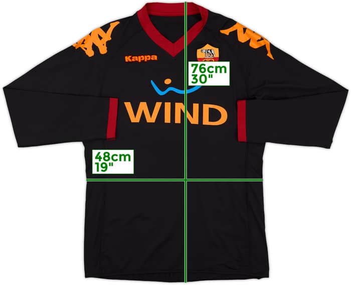 2008-09 Roma GK Shirt #1 - 8/10 - (L)