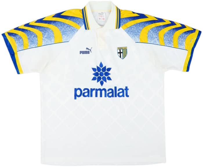 1995-97 Parma Home Shirt Zola #10 - 8/10 - (XL)