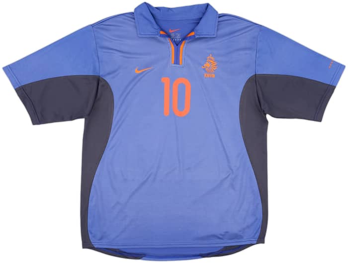 2000-02 Netherlands Away Shirt Bergkamp #10 - 5/10 - (M)