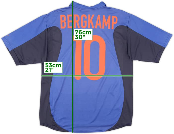 2000-02 Netherlands Away Shirt Bergkamp #10 - 5/10 - (M)