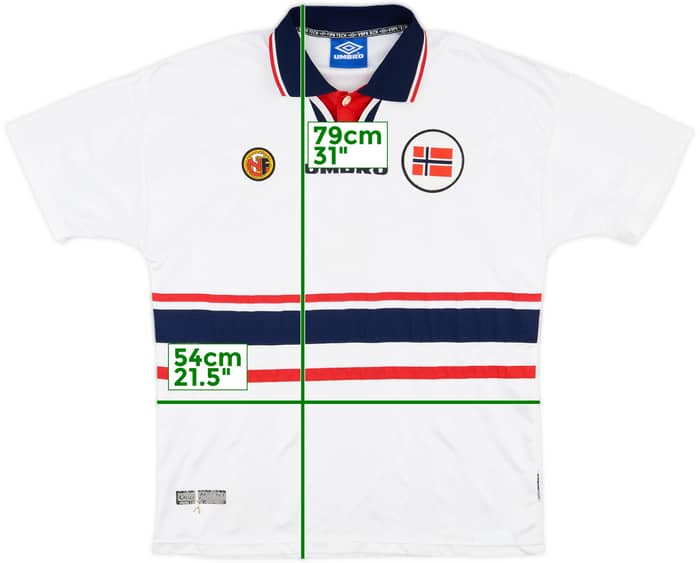 1998-00 Norway Away Shirt - 8/10 - (L)