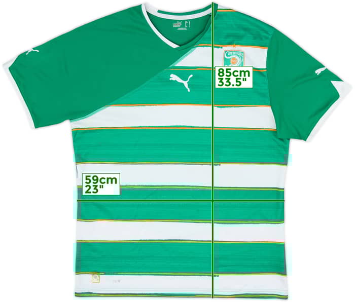 2010-11 Ivory Coast Away Shirt - 5/10 - (L)