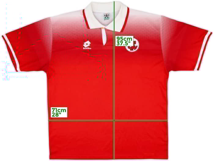 1996-98 Switzerland Home Shirt - 9/10 - (XL)