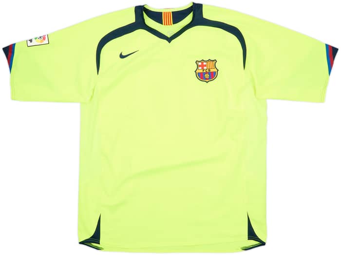 2005-06 Barcelona Away Shirt Ronaldinho #10 - 9/10 - (XL)