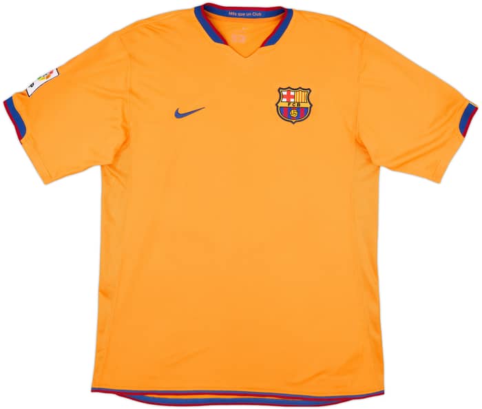 2006-08 Barcelona Away Shirt Ronaldinho #10 - 9/10 - (L)
