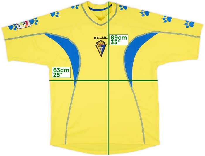 2005-06 Cadiz Home Shirt - 9/10 - (L)