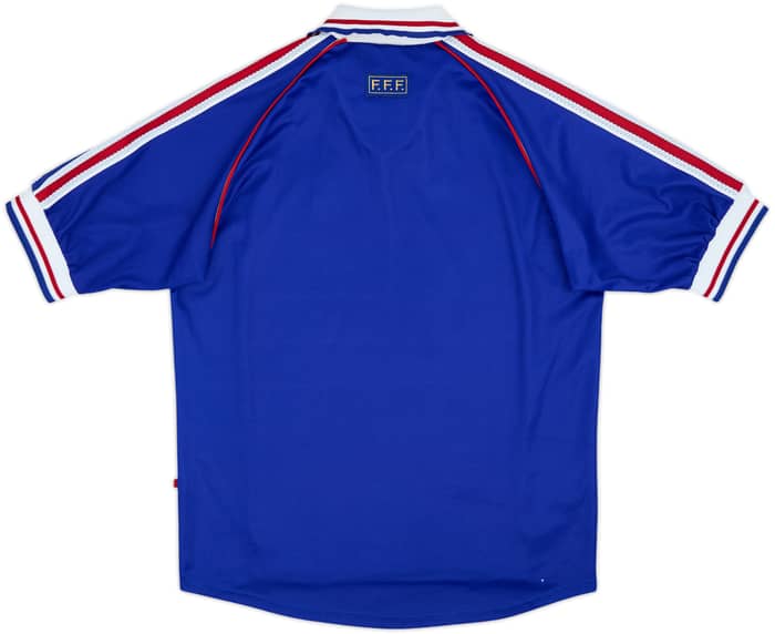 1998-00 France 'Pour Toi Youri Djorkaeff' Home Shirt - 8/10 - (M)