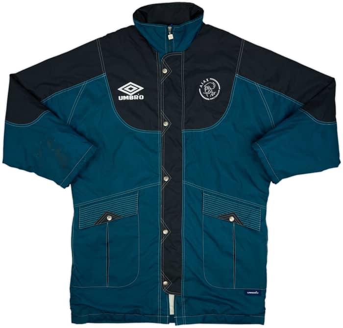 1995-96 Ajax Umbro Bench Coat - 9/10 - (L)