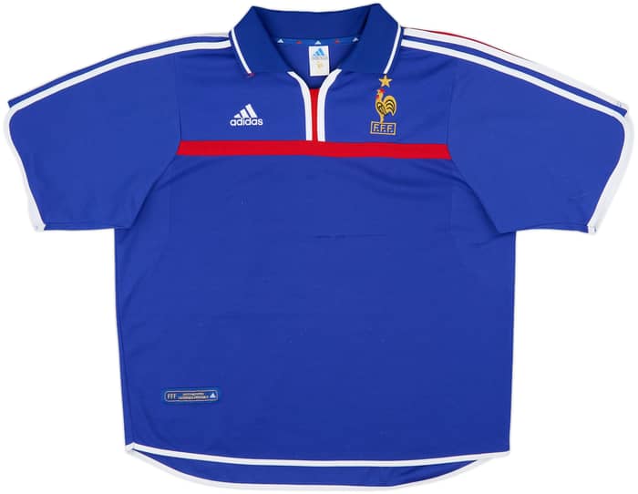 2000-02 Francia Local Camiseta Zidane #10 - 6/10 - (XL)