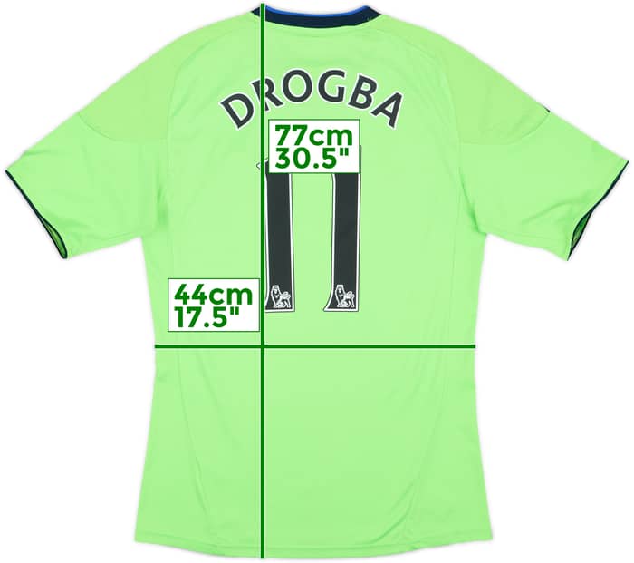 2010-11 Chelsea Third Shirt Drogba #11 - 9/10 - (S)