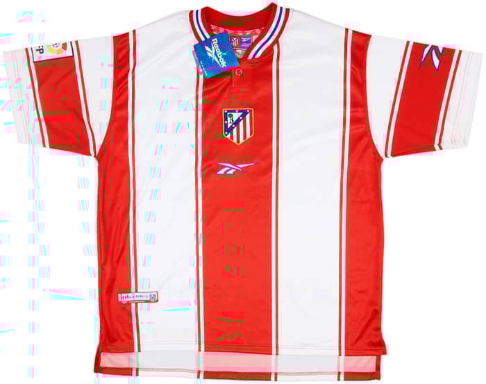 1999-00 Atletico Madrid Home Shirt (L)