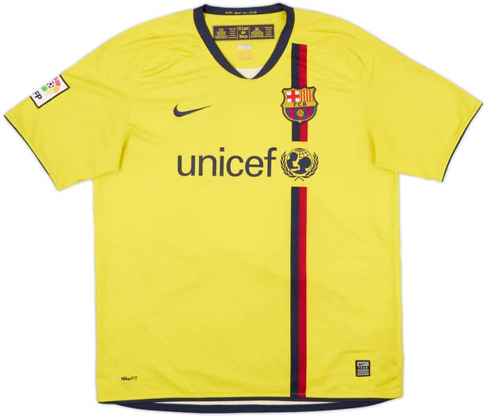 2008-10 Barcelona Away Shirt Ibrahimovic #9 - 6/10 - (L)