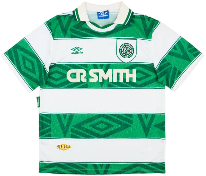 1993-95 Celtic Home Shirt - 8/10 - (L)