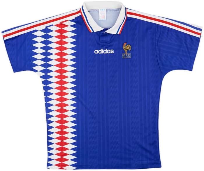 1994-96 France Home Shirt - 9/10 - (M)