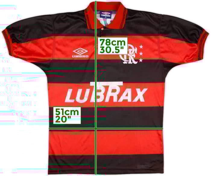 1992-93 Flamengo Home Shirt #5 - 9/10 - (L)
