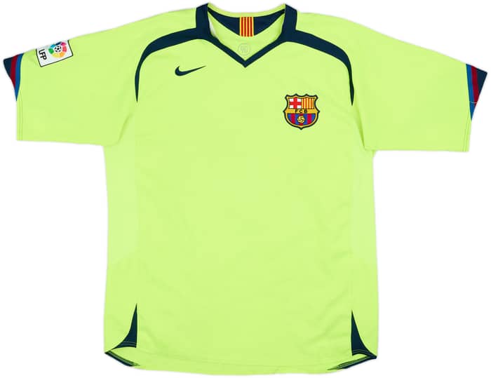 2005-06 Barcelona Away Shirt Ronaldinho #10 - 6/10 - (L)