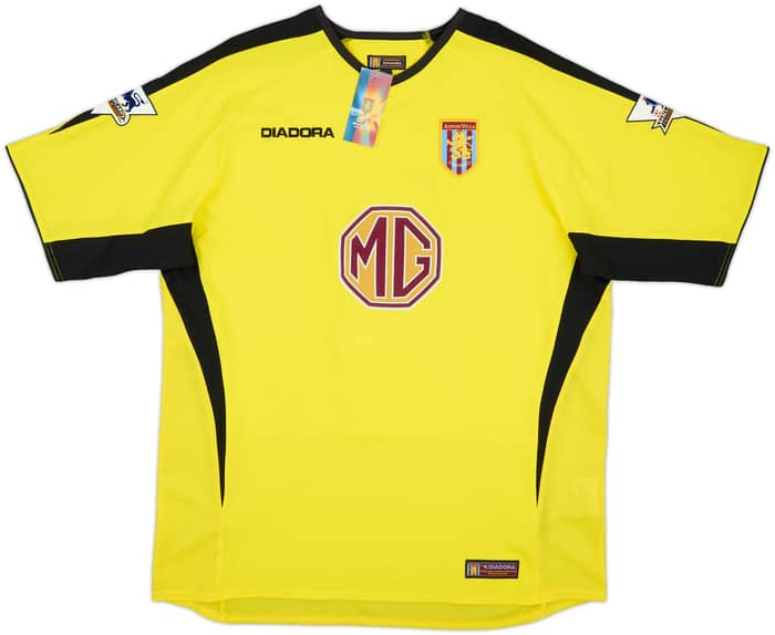 2003-04 Aston Villa Away Shirt Balaban #19 (L)