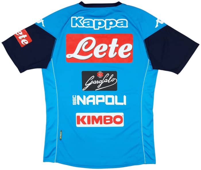 2017-18 Napoli Kappa Training Shirt - 8/10 - (XL)