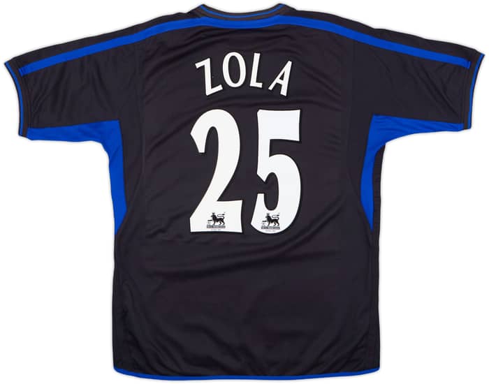 2002-04 Chelsea Away Shirt Zola #25 - 8/10 - (L)
