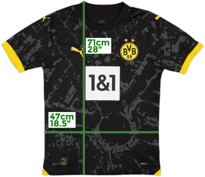 2023-24 Borussia Dortmund Away Shirt - 10/10 - (S)