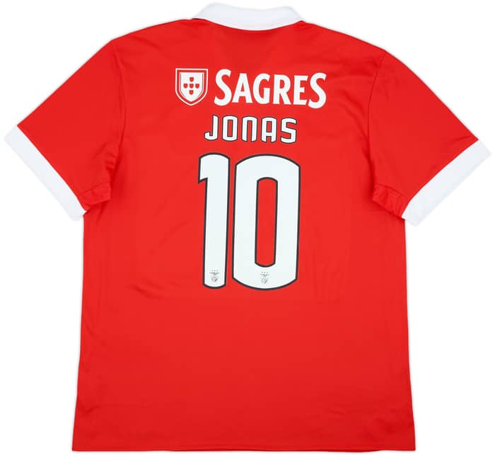 2017-18 Benfica Home Shirt Jonas #10 - 9/10 - (XL)