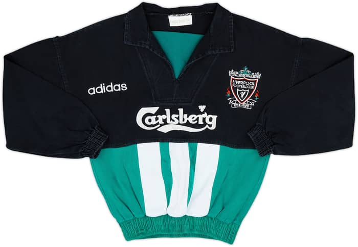 1993-95 Liverpool adidas Drill Top - 8/10 - (S.Boys)
