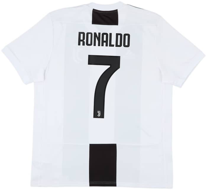 2018-19 Juventus Home Shirt Ronaldo #7 - 7/10 - (L)