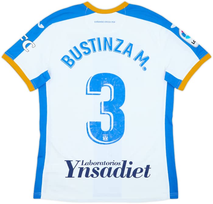 2020-21 CD Leganes Home Shirt Bustinza M. #3 (M)