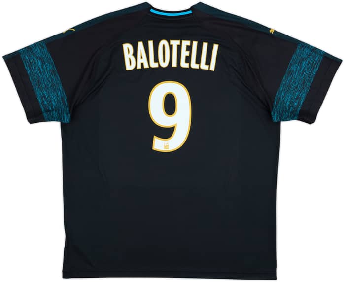 2018-19 Olympique Marseille Away Shirt Balotelli #9 - 10/10 - (XXL)